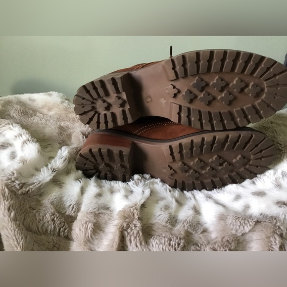 Steven by Steve Madden Grandy brown suede laceup hiker boots Sz 9, more like 8.5 - Picture 10 of 10